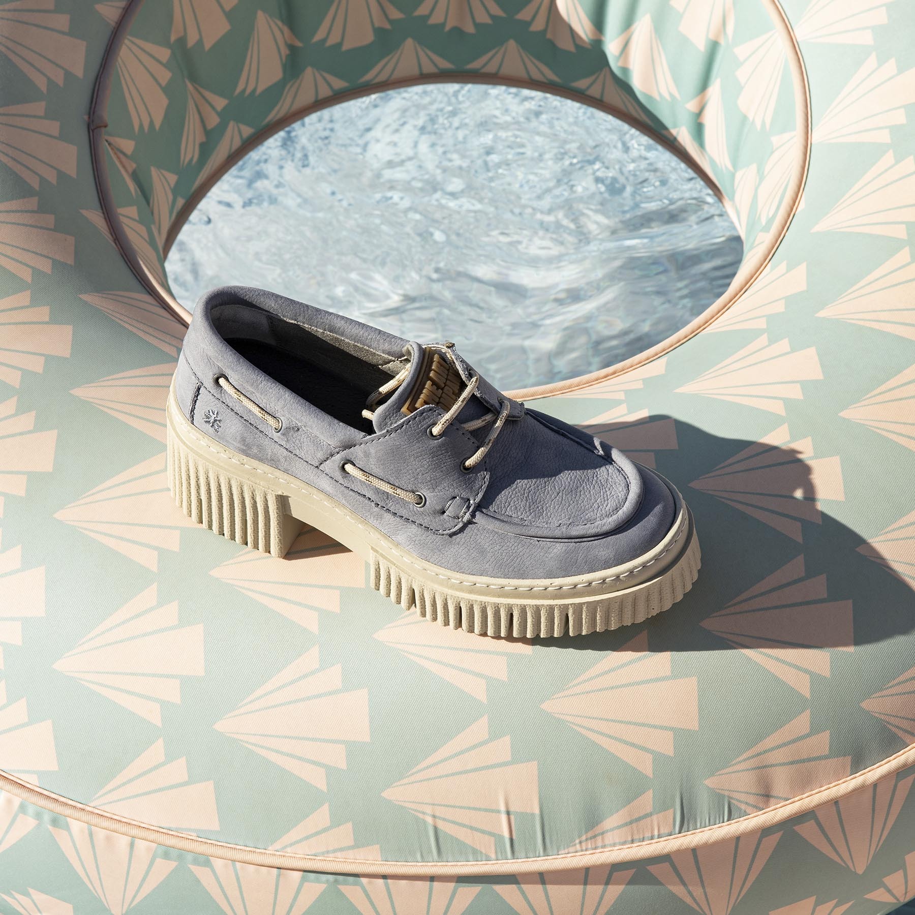 Zapatos con tacón 1379 NOBUCK DENIM/YORK color Denim