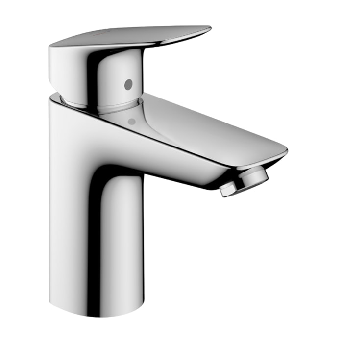 Mitigeur de lavabo HANSGROHE Logis CH3 CoolStart avec tirette et vidage synthétique chromé - 71102000
