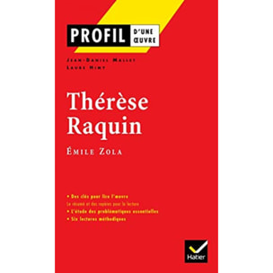 Décote, Georges | Profil d'une œuvre : Thérèse Raquin, Émile Zola | Livre d'occasion