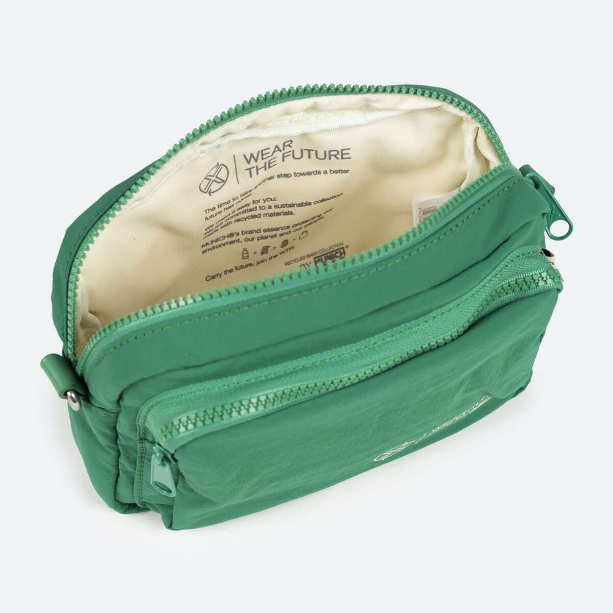 BOLSO DEEP RECYCLED CROSSBODY CAMERA C/GREEN