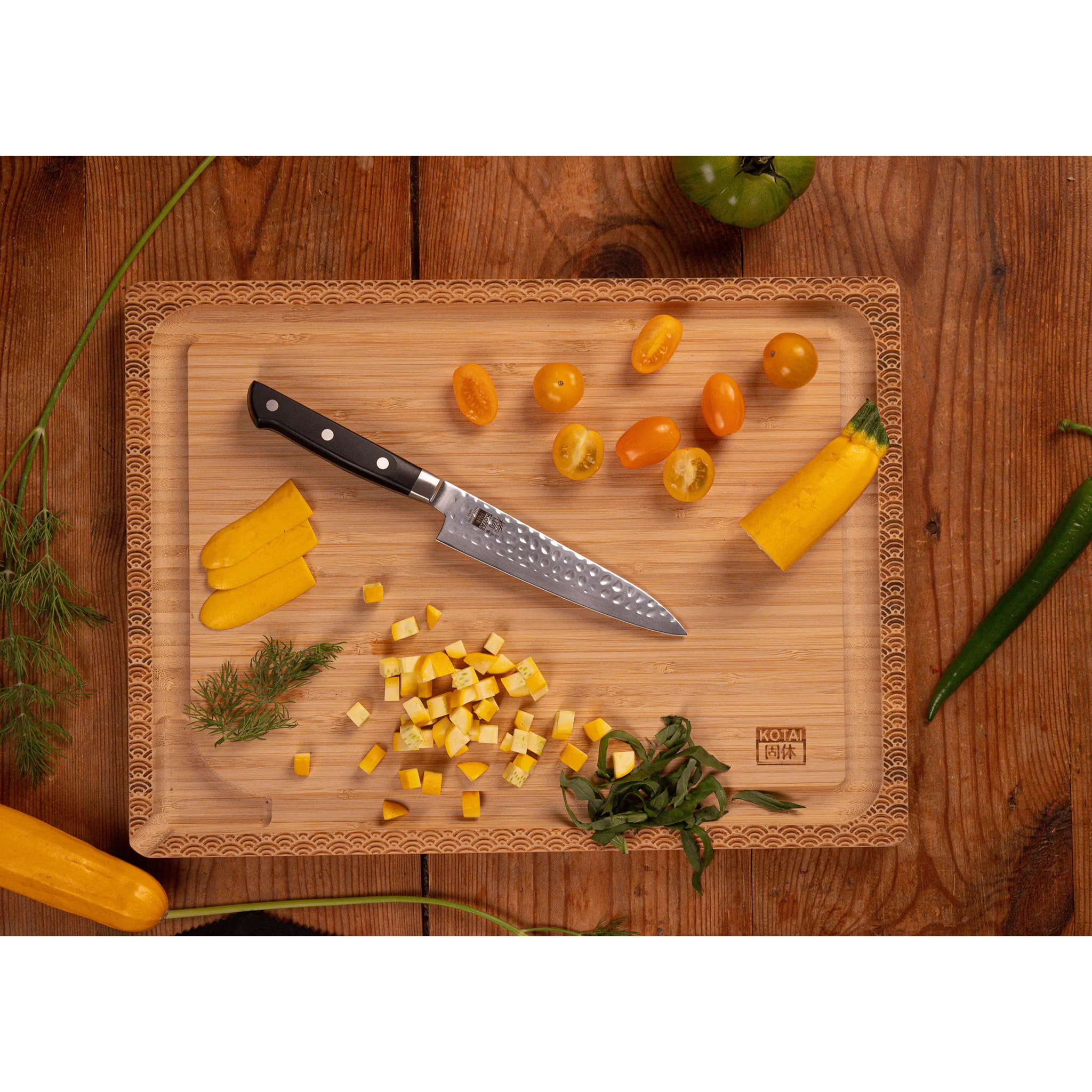 Cuchillo multiusos Petty 135 mm - Colección Hashi Tsuchime
