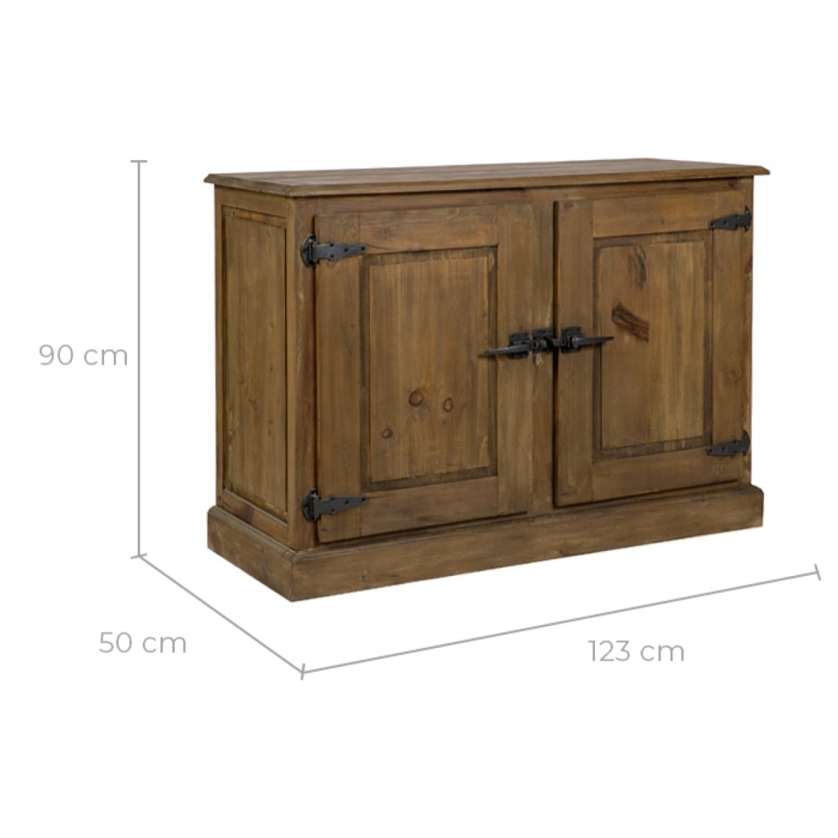 Buffet en bois recyclé 2 portes - Ottawa