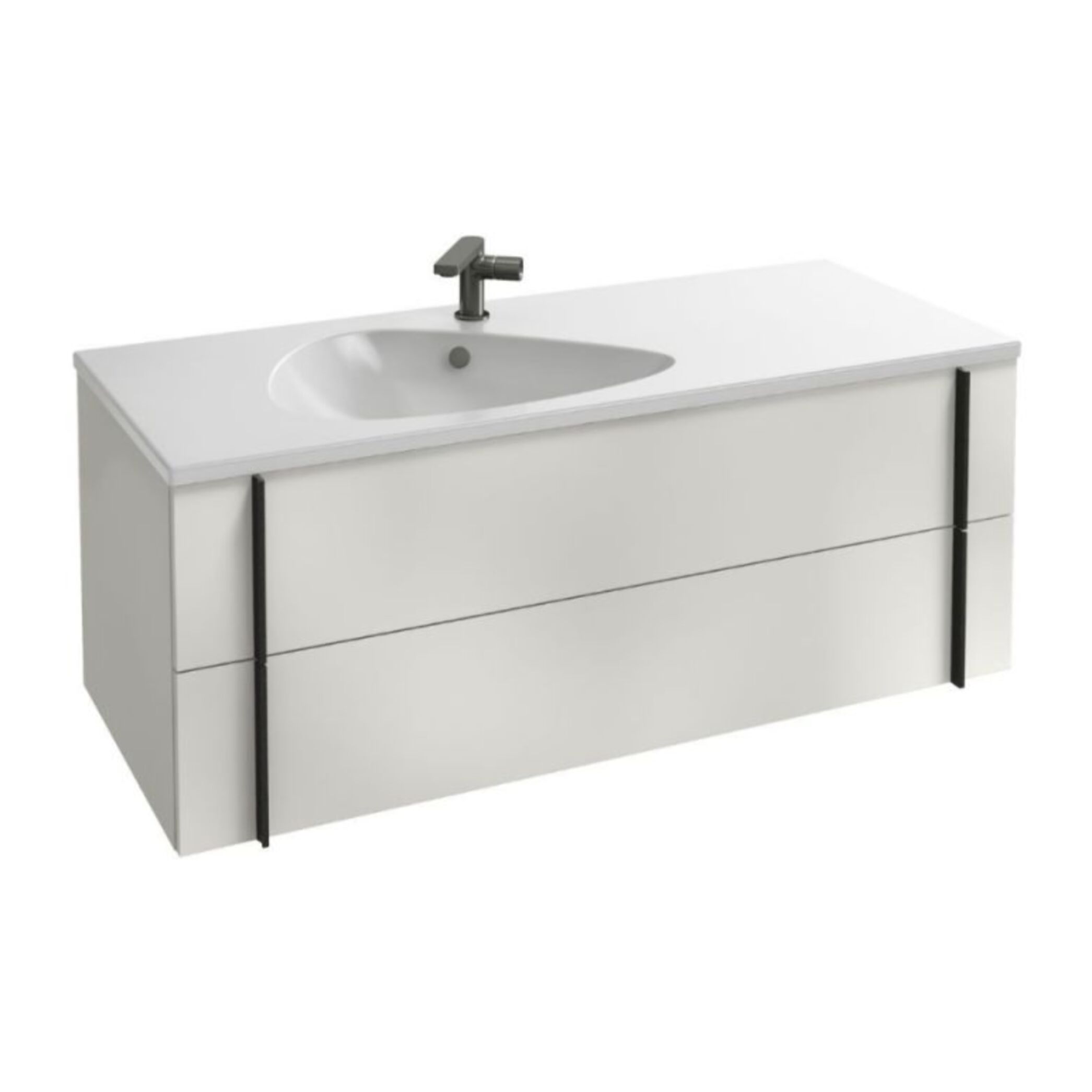 Meuble vasque Nouvelle Vague blanc