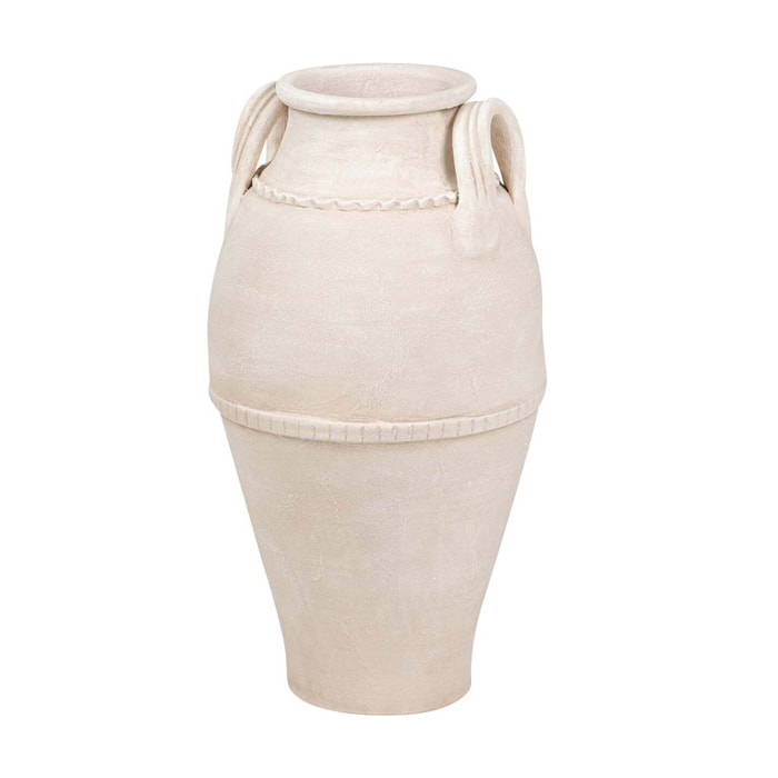 Florero Ceramica Beige 40x40x70 Cm