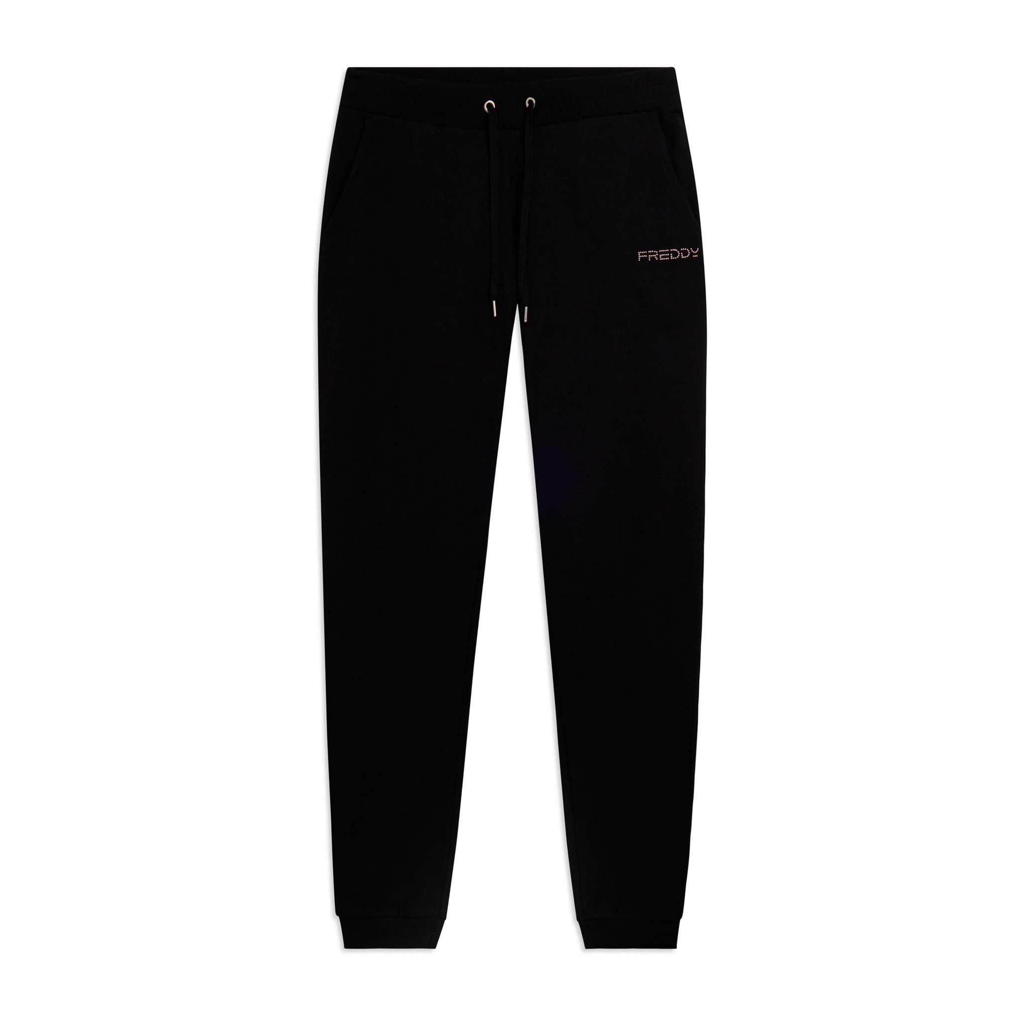 Pantaloni Sportivi con Polsini e Vita in Costina