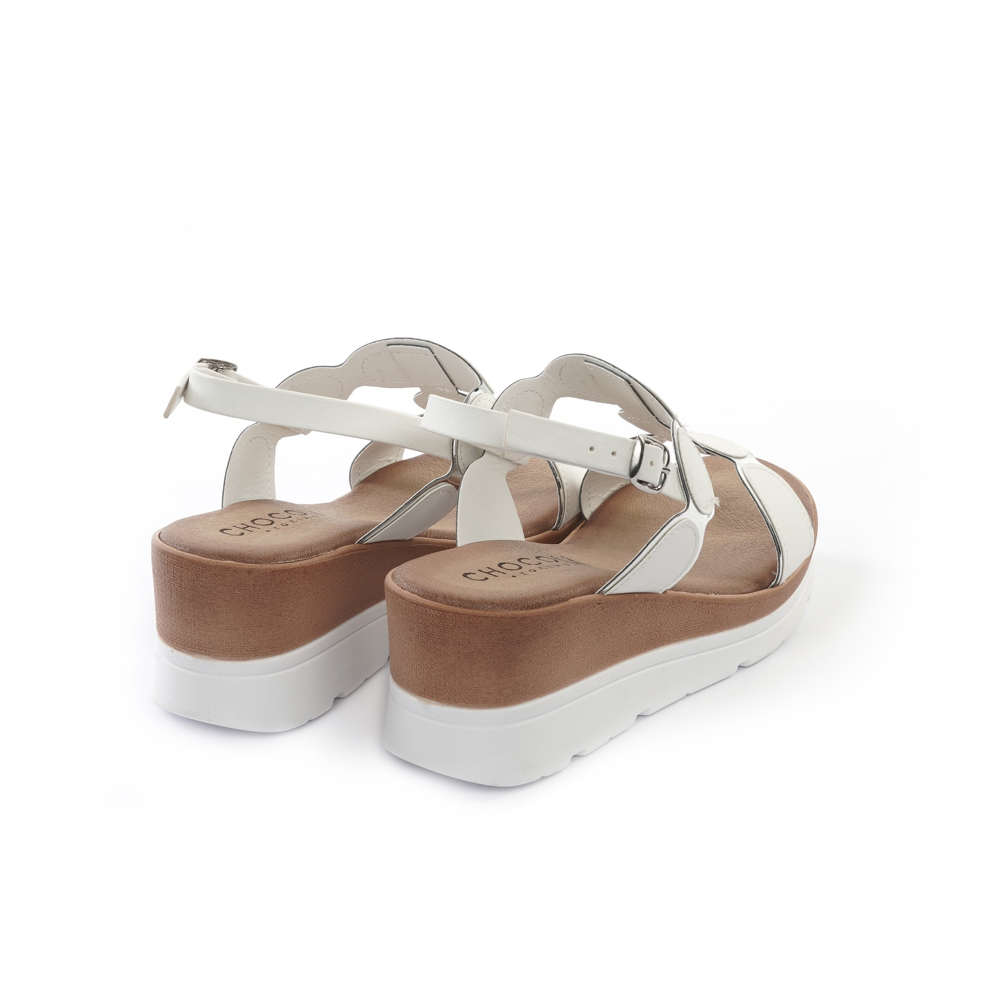 SANDALO ZEPPA A CERCHI BIANCO