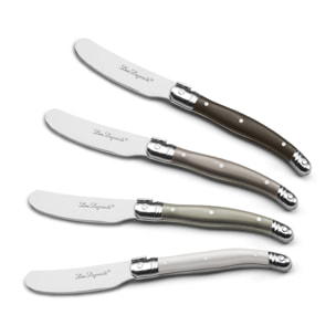 Tradition - Coffret bois 4 tartineurs mixés