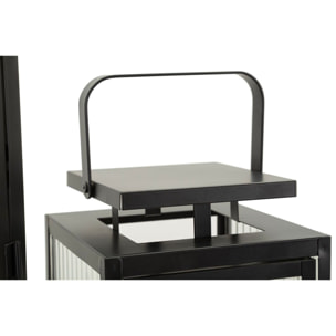 LANTERNE ANDROMEDA TRIS CM 25,5X25X50-X20,5X20X40-15,3X15X29,5 (VETRO TEMPERATO)