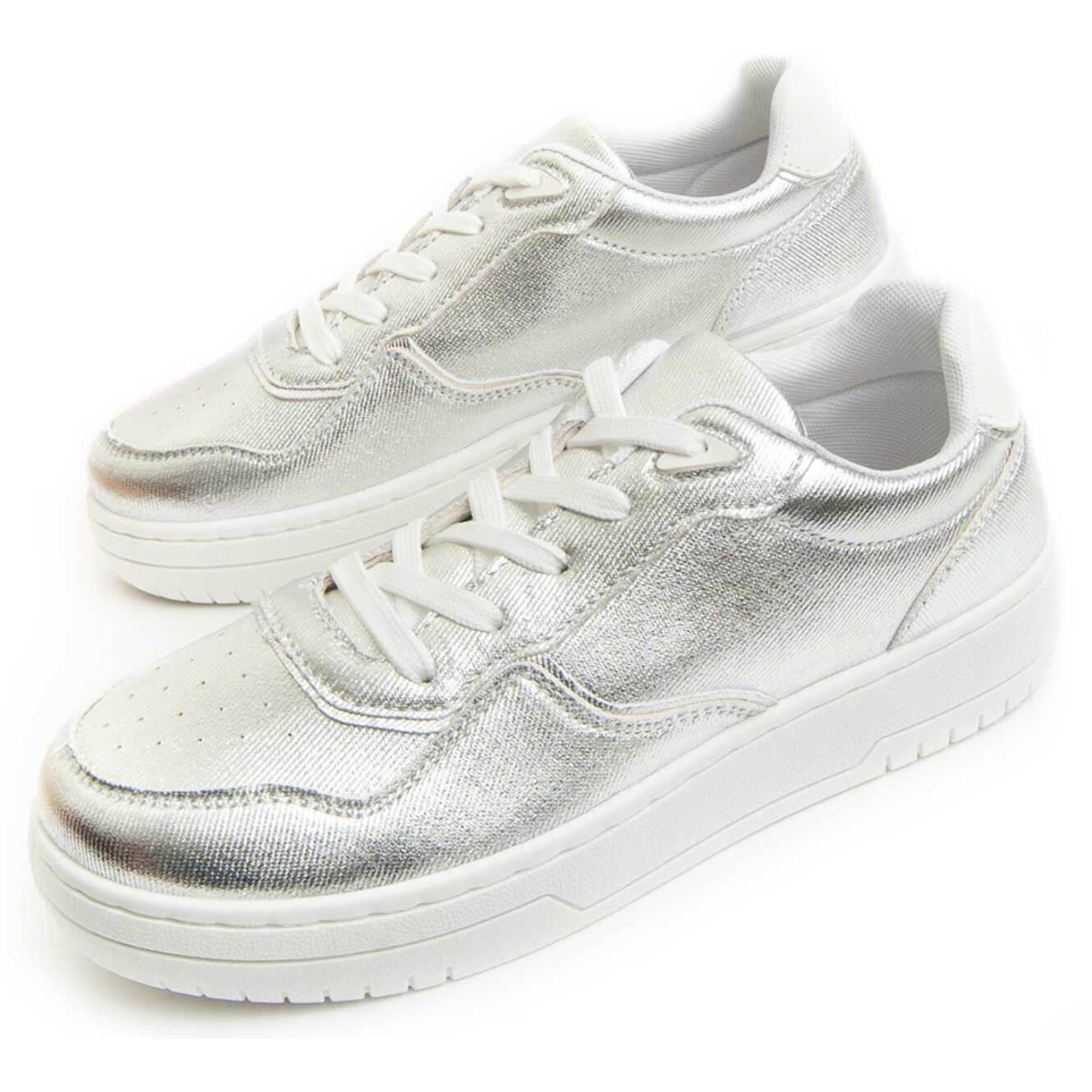 Sneakers - Plateado