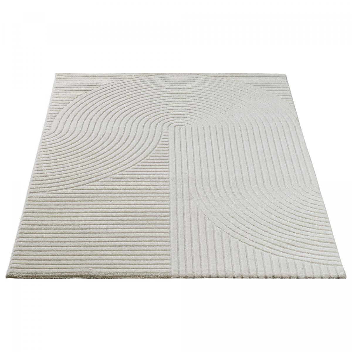 Tapis salon et chambre tissé motif simple JEJU