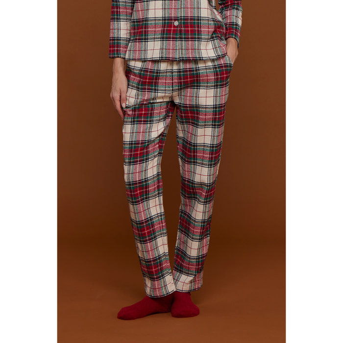 Pantalone donna flanella articolo noel Noidinotte