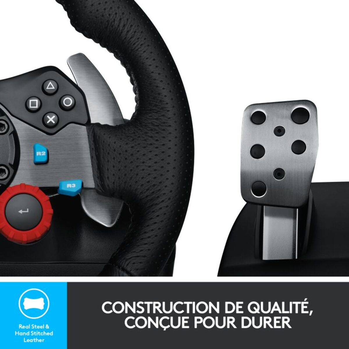 Volant + Pédalier LOGITECH G29 Driving Force PS5/PS4/PS3/PC