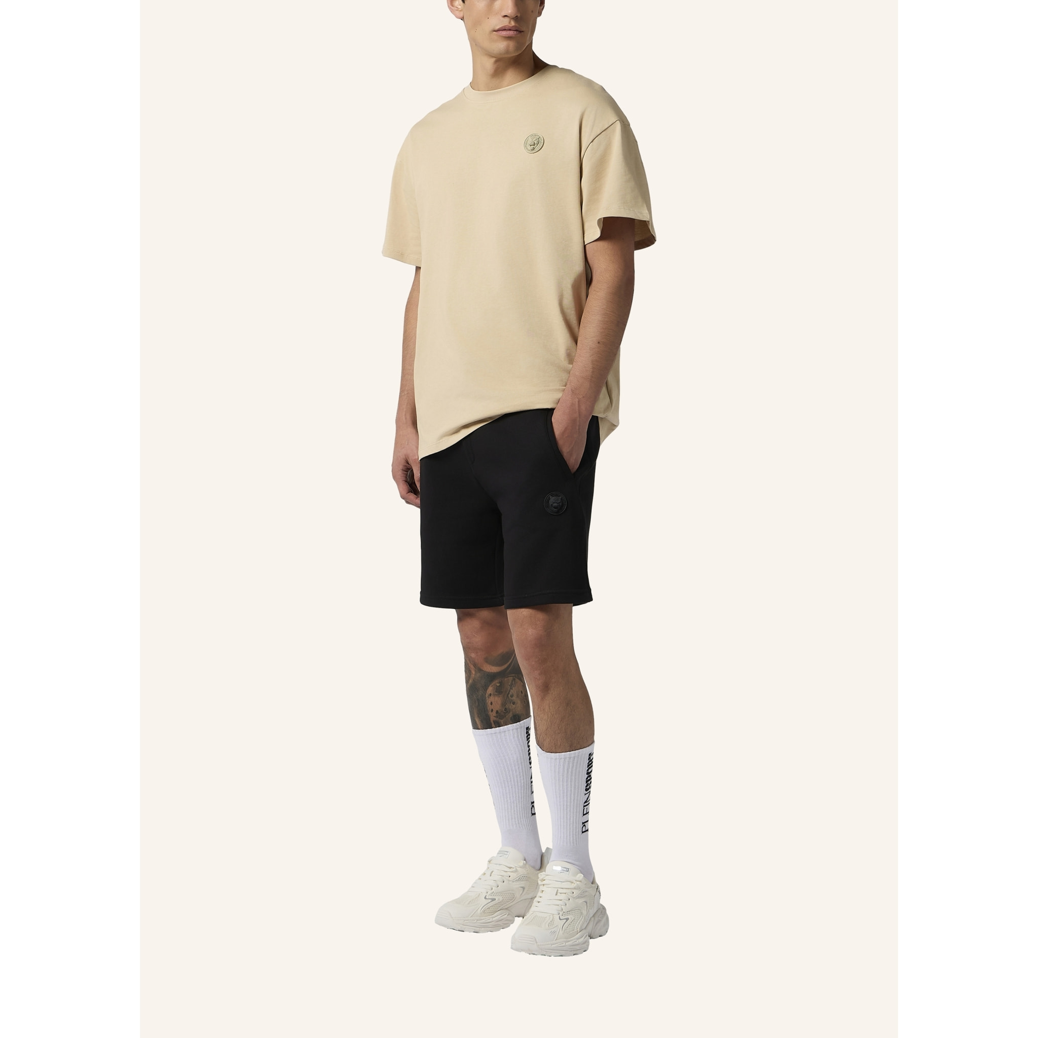 PLEIN SPORT Round Neck T-Shirt 3D Tiger
