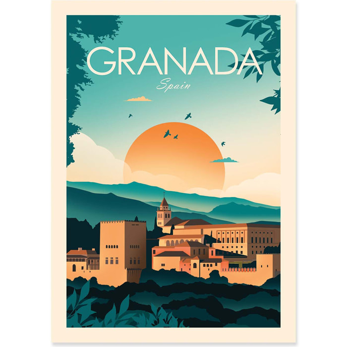 Affiche - Granada Spain - Studio Inception