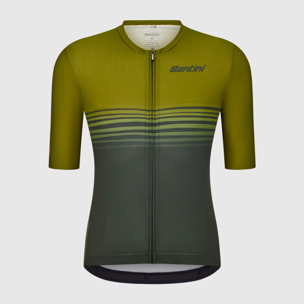 Noir Men's Short Sleeve Jersey - Vert Militaire - Verde Militare