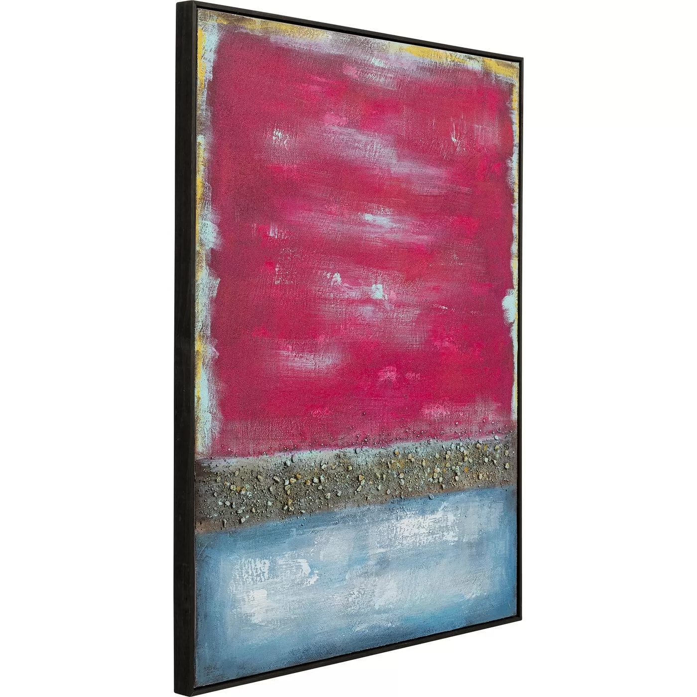 Peinture Vista 90x120cm rouge Kare Design