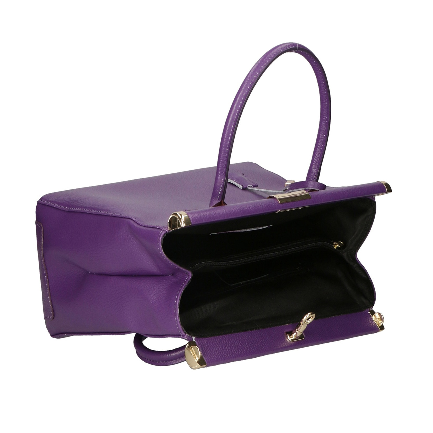 Borsa a mano da donna - Modello Aleria - Vera pelle - 35.0 x 26.0 x 16.0 cm
