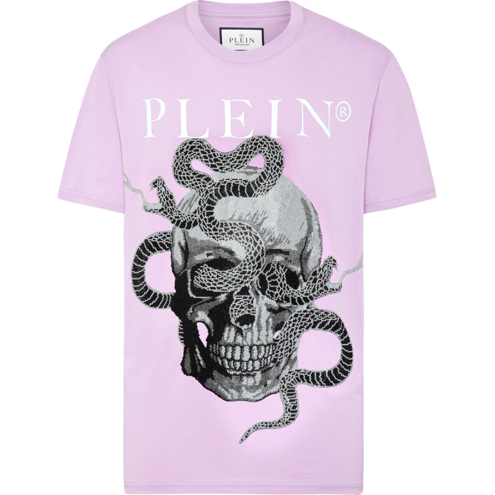 PHILIPP PLEIN T-Shirt Round Neck SNAKE