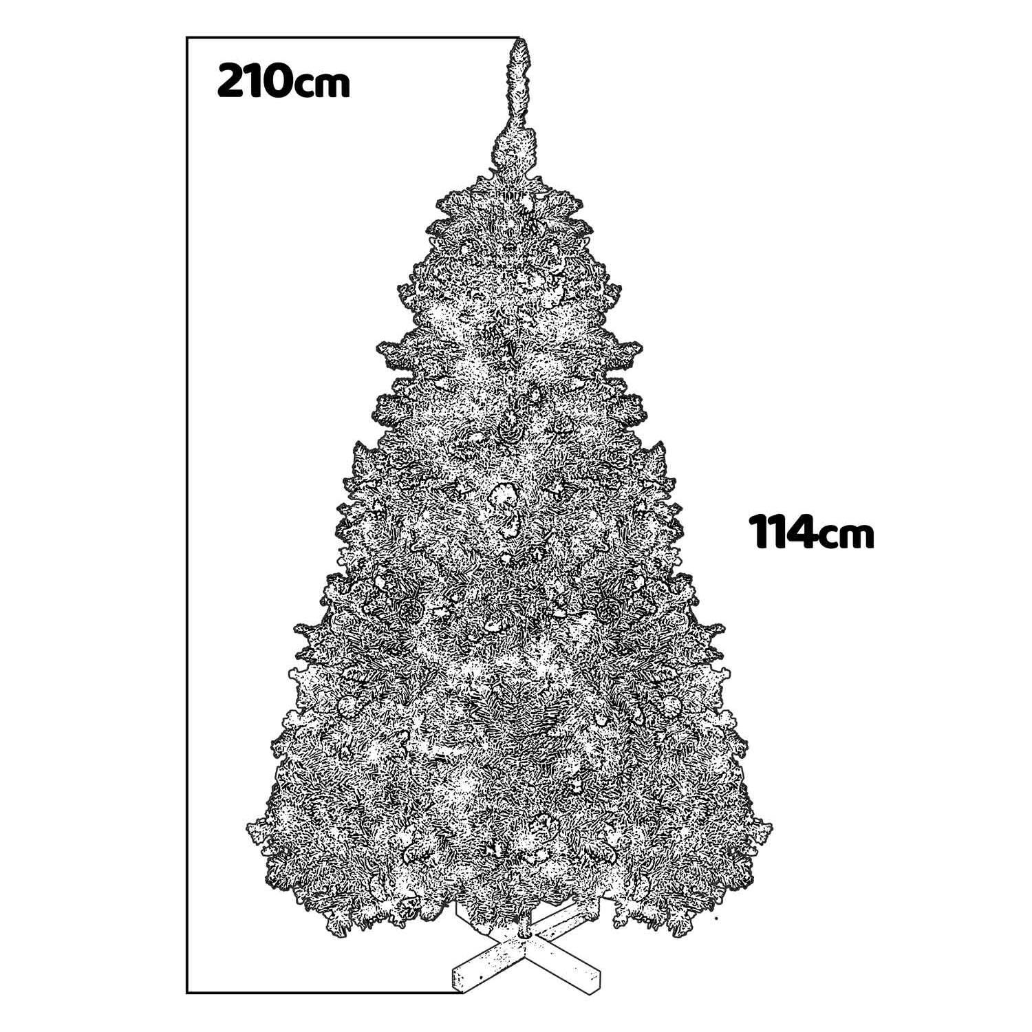 Cupid - Albero di Natale con luci LED ø114 x210H, 1200 rami