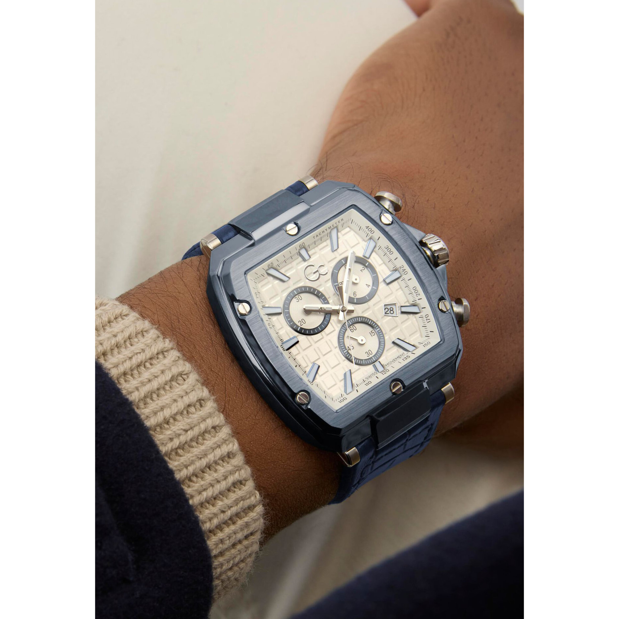 Gc Reloj Analógico De Cuarzo. Gc Spirit Tonneau