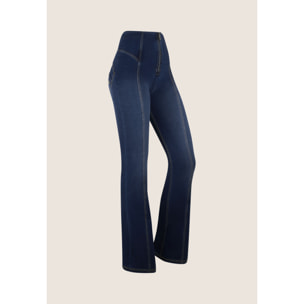 Jeggings WR.UP® lavaggio leggero con vita alta e fondo flare