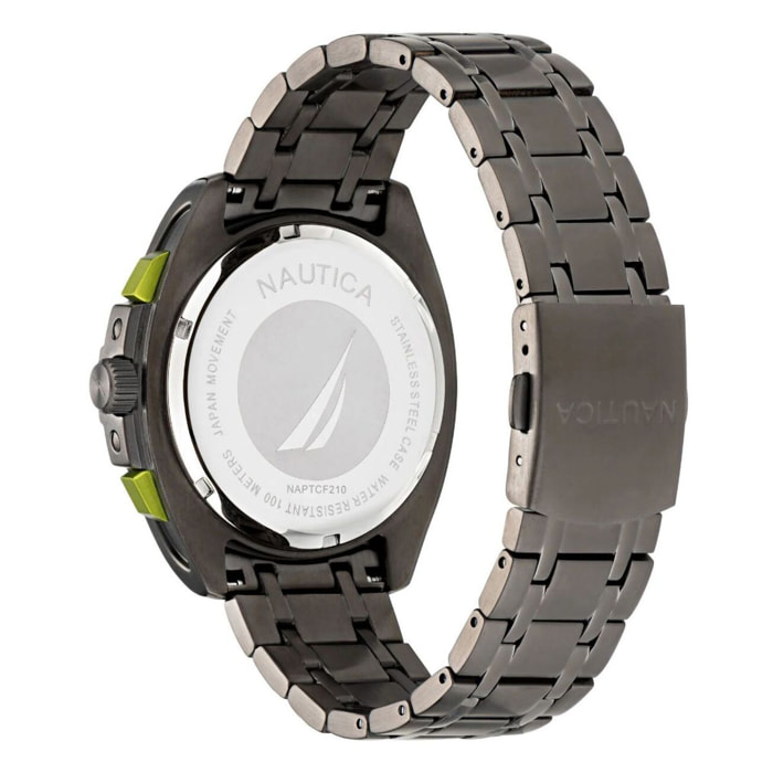 Reloj Nautica NAPTCF210 Hombre Analogico Cuarzo con Correa de Acero inoxidable