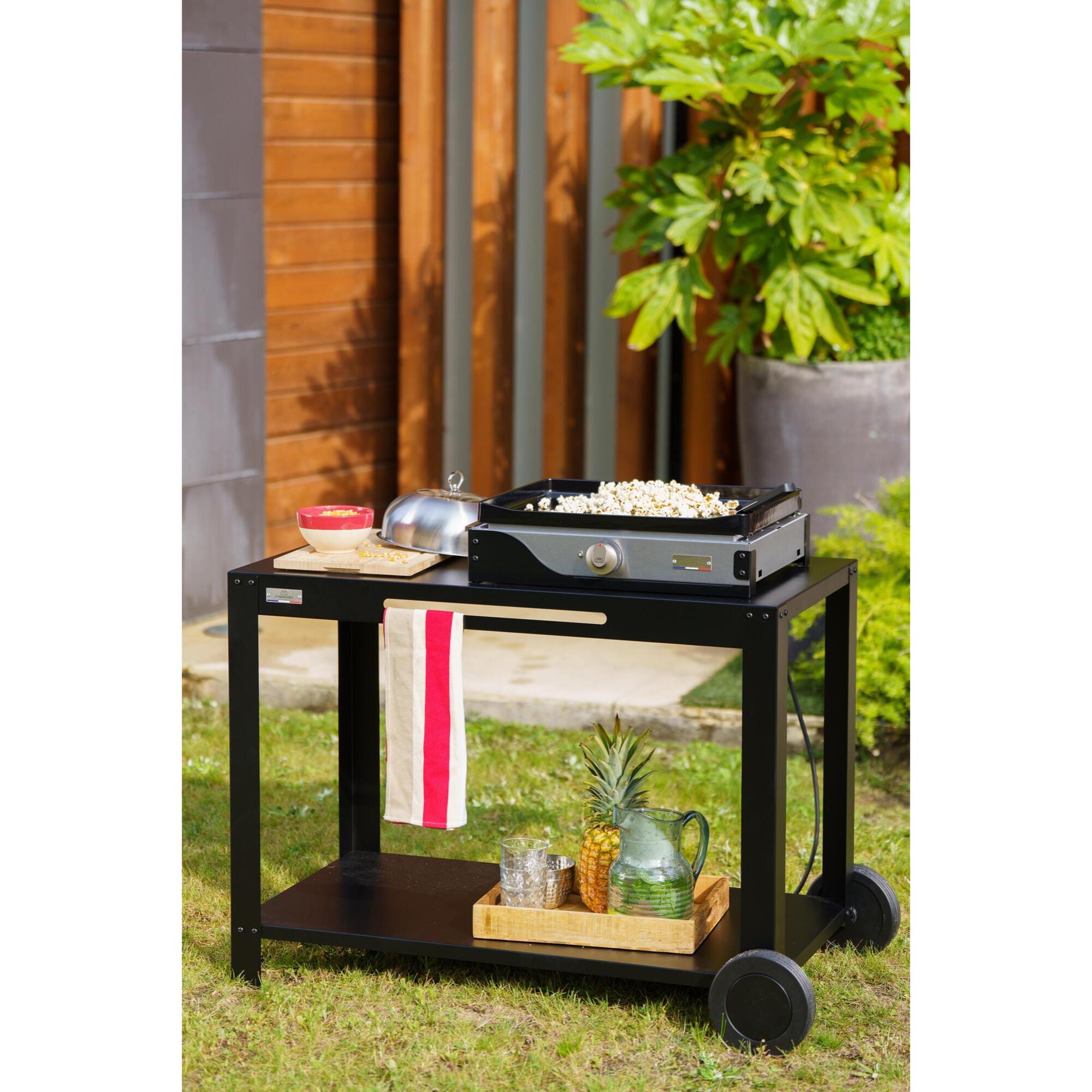 TABLE DESSERTE 110 XL NOIRE - LE MARQUIER