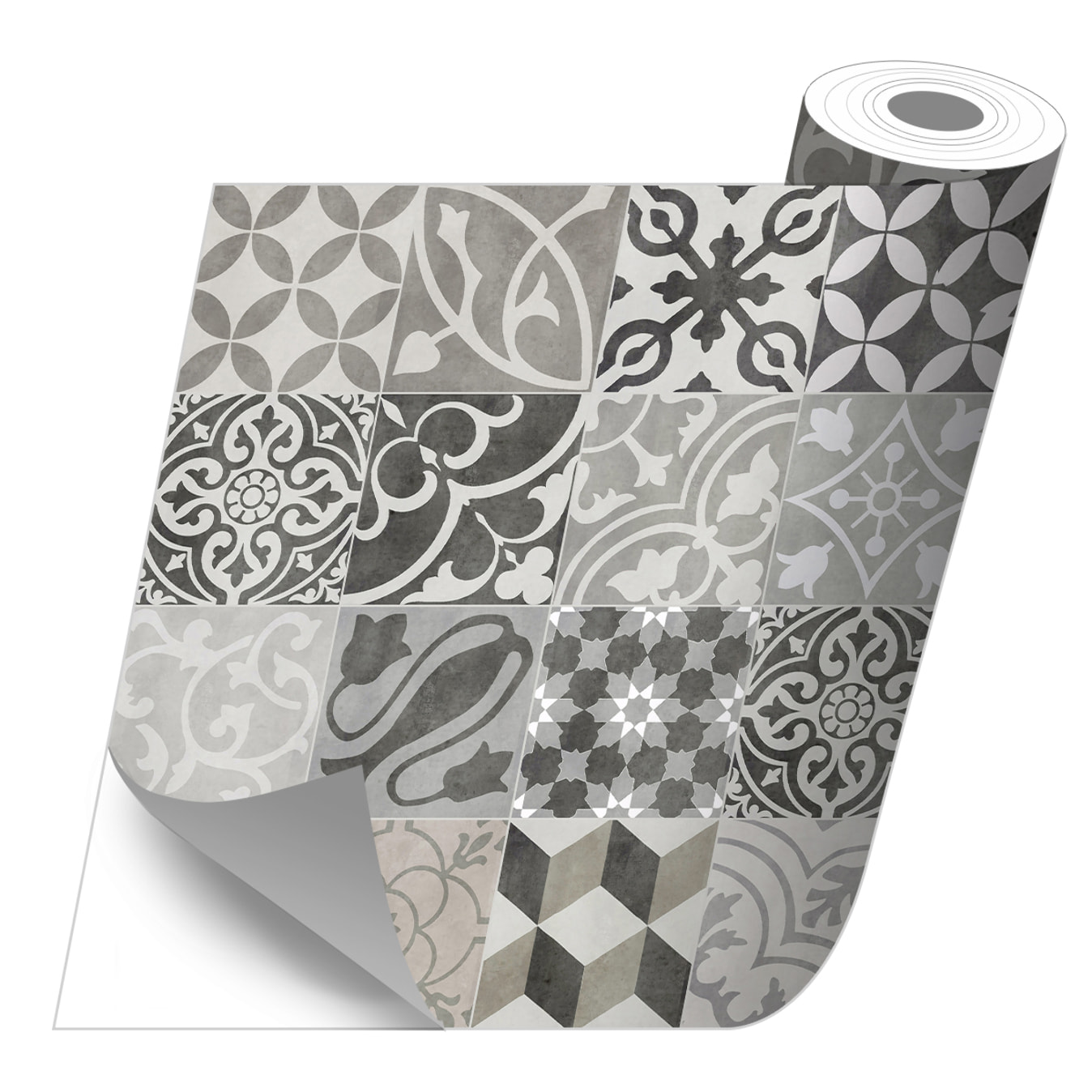 Stickers adhesivos de CERAMIKO - Antique gris 50x100