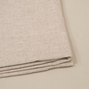 Housse de tête de lit en lin beige en différentes tailles