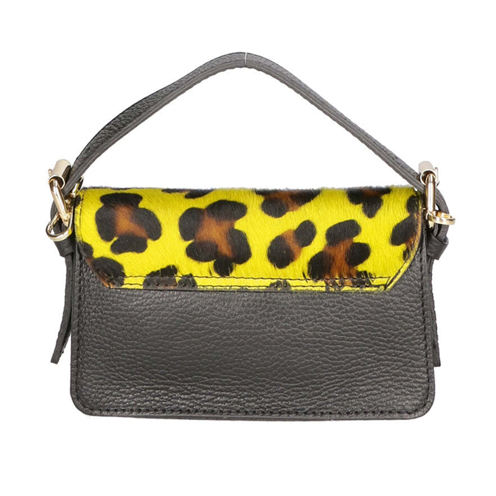 Borsa a mano da donna - Modello Aleide - Vera pelle - 18.0 x 11.0 x 6.5 cm