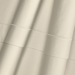 Trapuntino estivo trapuntato beige in raso 100% cotone imbottitura poliestere