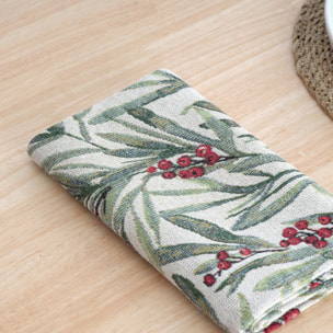 Lot de 2 Serviettes jacquard 33721 45x45 cm