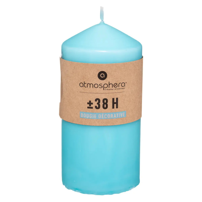 Bougie "Hugo" bleu turquoise 355g