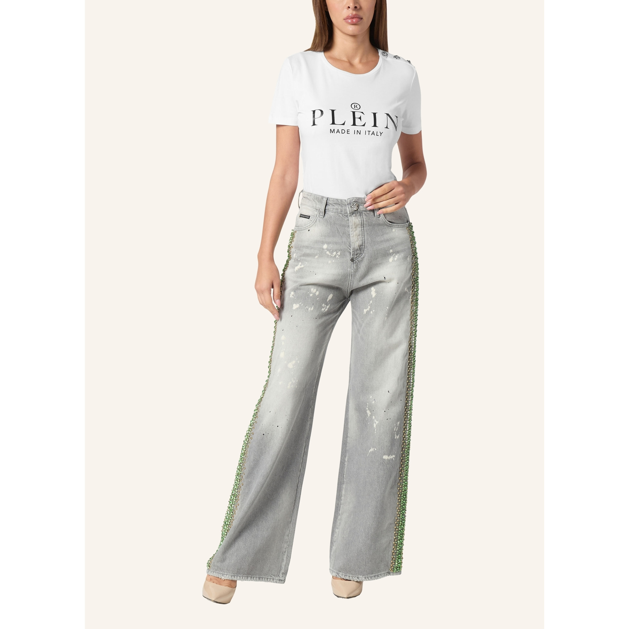 PHILIPP PLEIN Vaqueros Skater fit