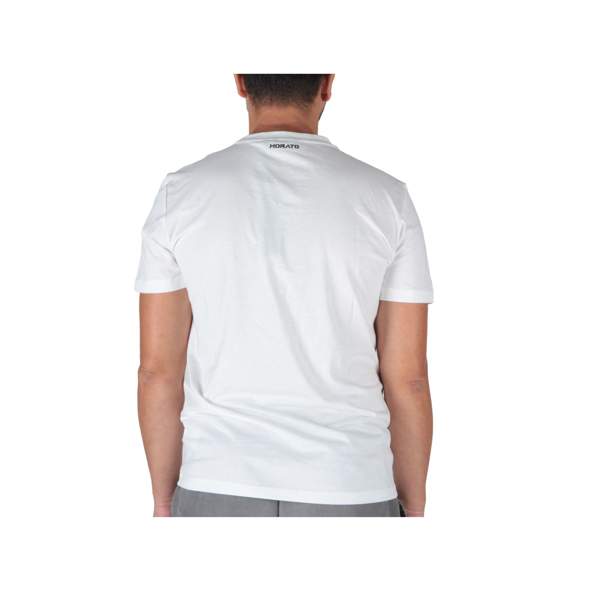 T-Shirt Antony Morato T-Shirt Regular Fit Cotone Crema Bianco