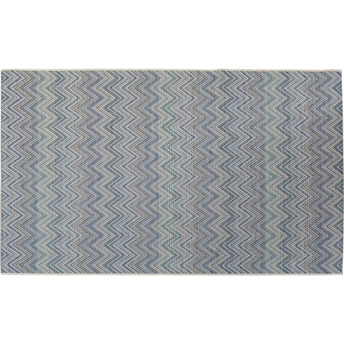 Tapis Zigzag bleu 330x230cm Kare Design