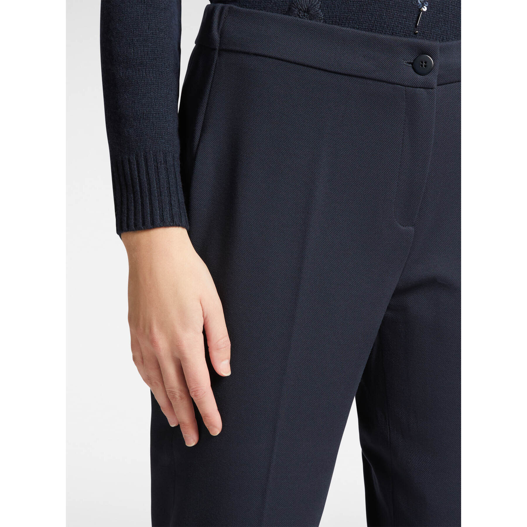 Elena Mirò - pantaloni slim in jersey - Blu