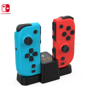 TNS-1191 Controller Bluetooth tipo Joy-Con compatibili con Nintendo Switch. Batteria ricaricabile. Include base di ricarica.