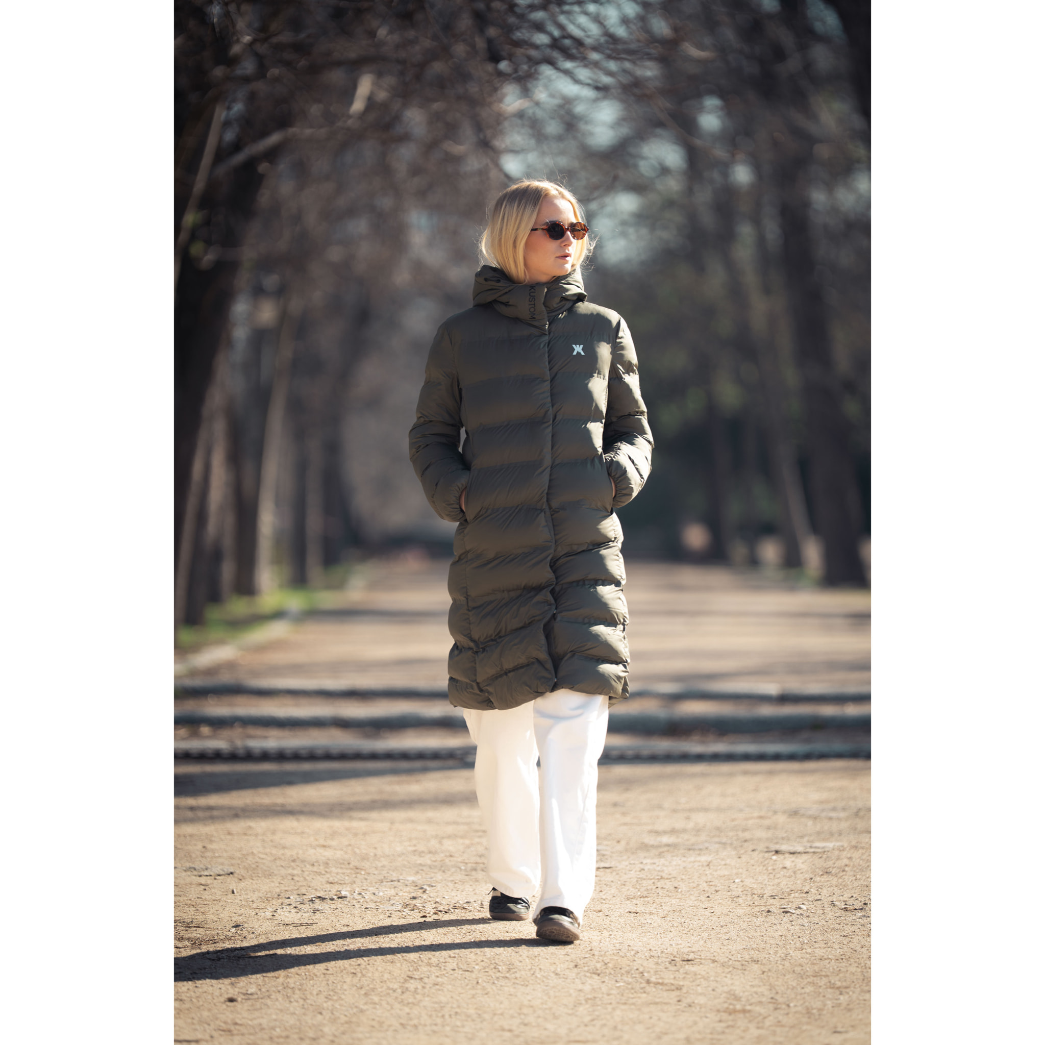 Chaqueta para mujer KUSTOM URBS-4W - Caqui