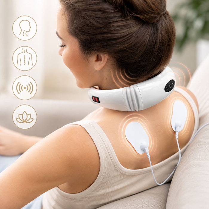 Masseur de Cou et de Dos Électromagnétique Calmagner InnovaGoods
