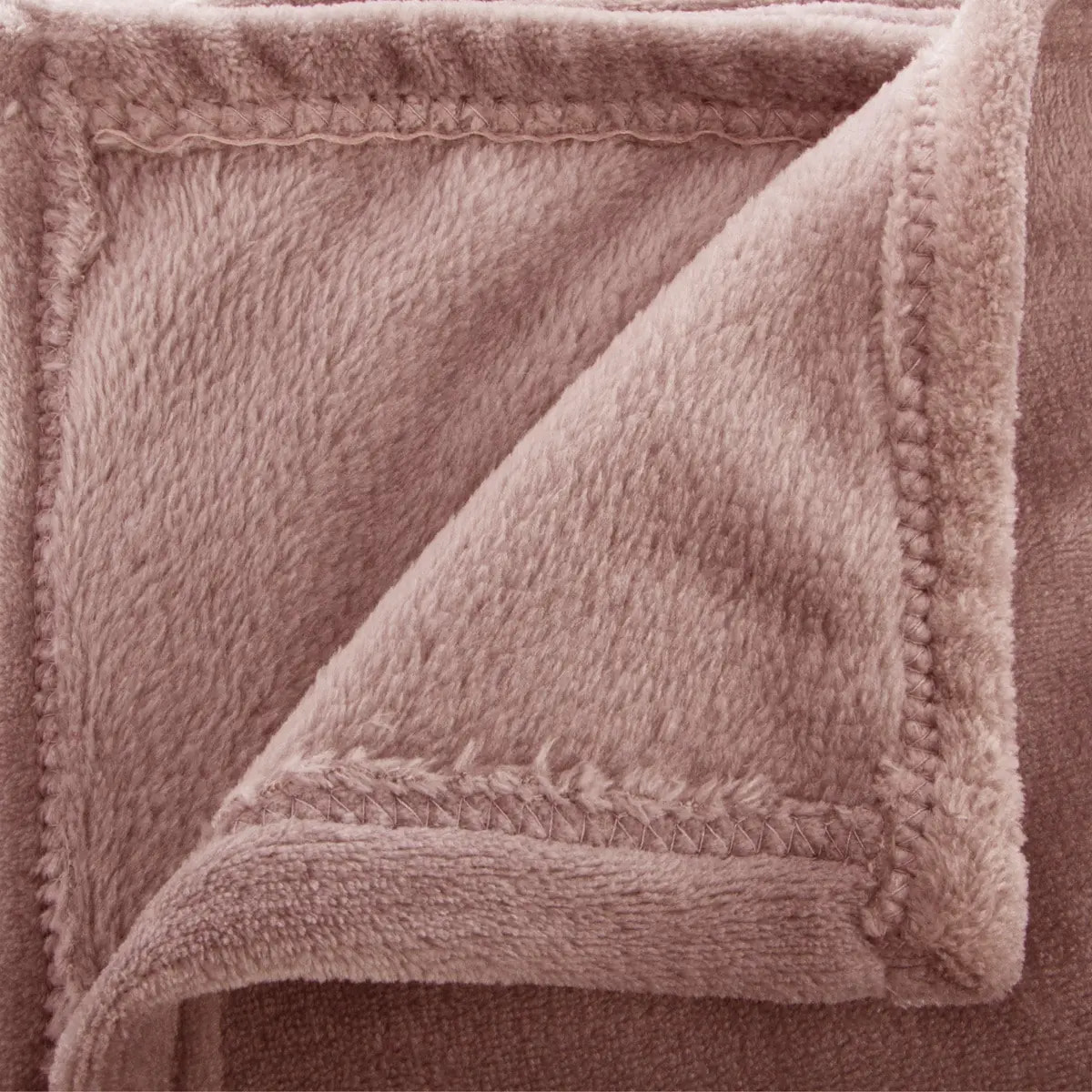 Plaid flanelle rose 130x180cm