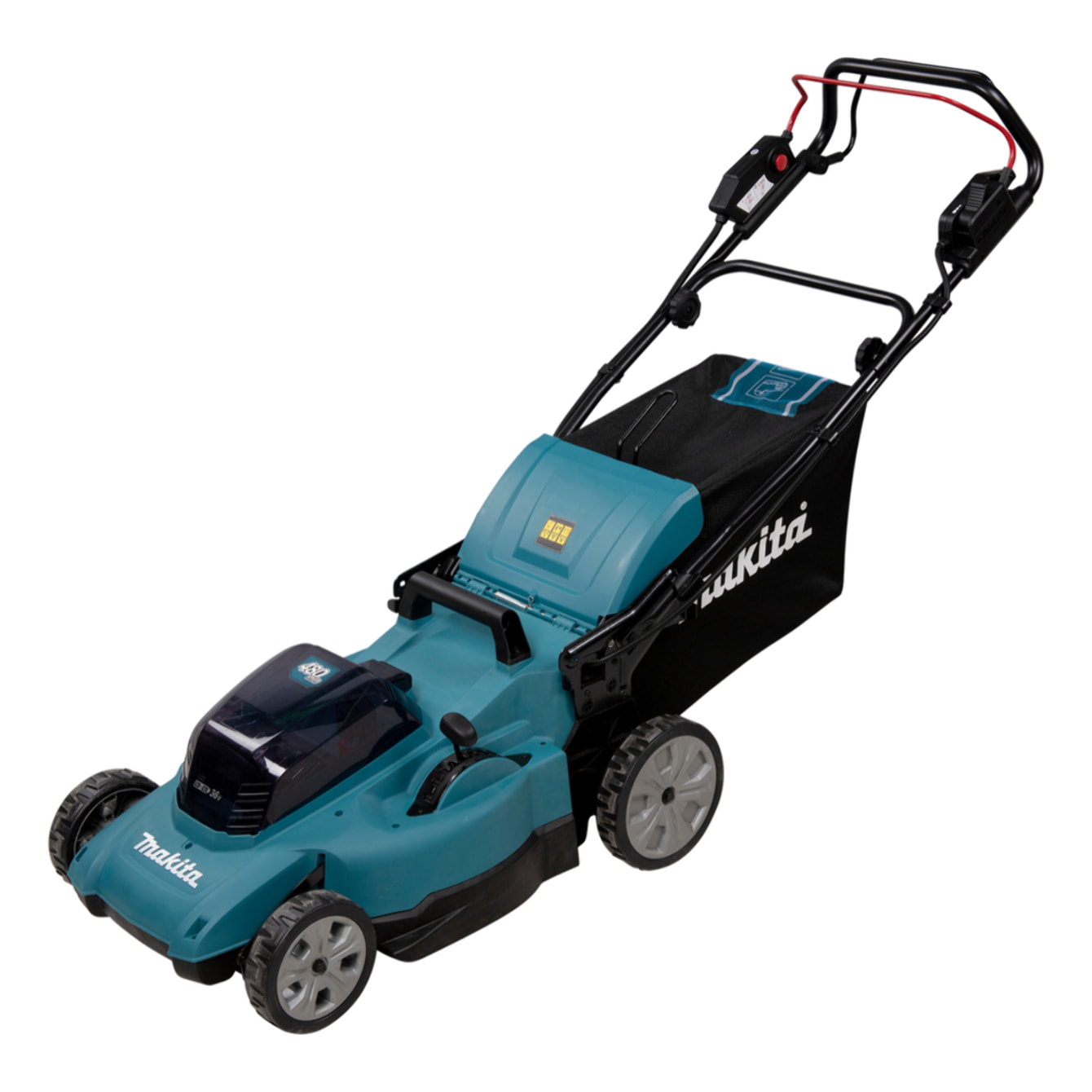 Tondeuse autotractée 48 cm 36V (2x18V) LXT - MAKITA - avec 2 batteries 18V 5.0Ah - chargeur double - DLM481CT2