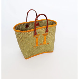 Panier artisanal Baobab MM Safran