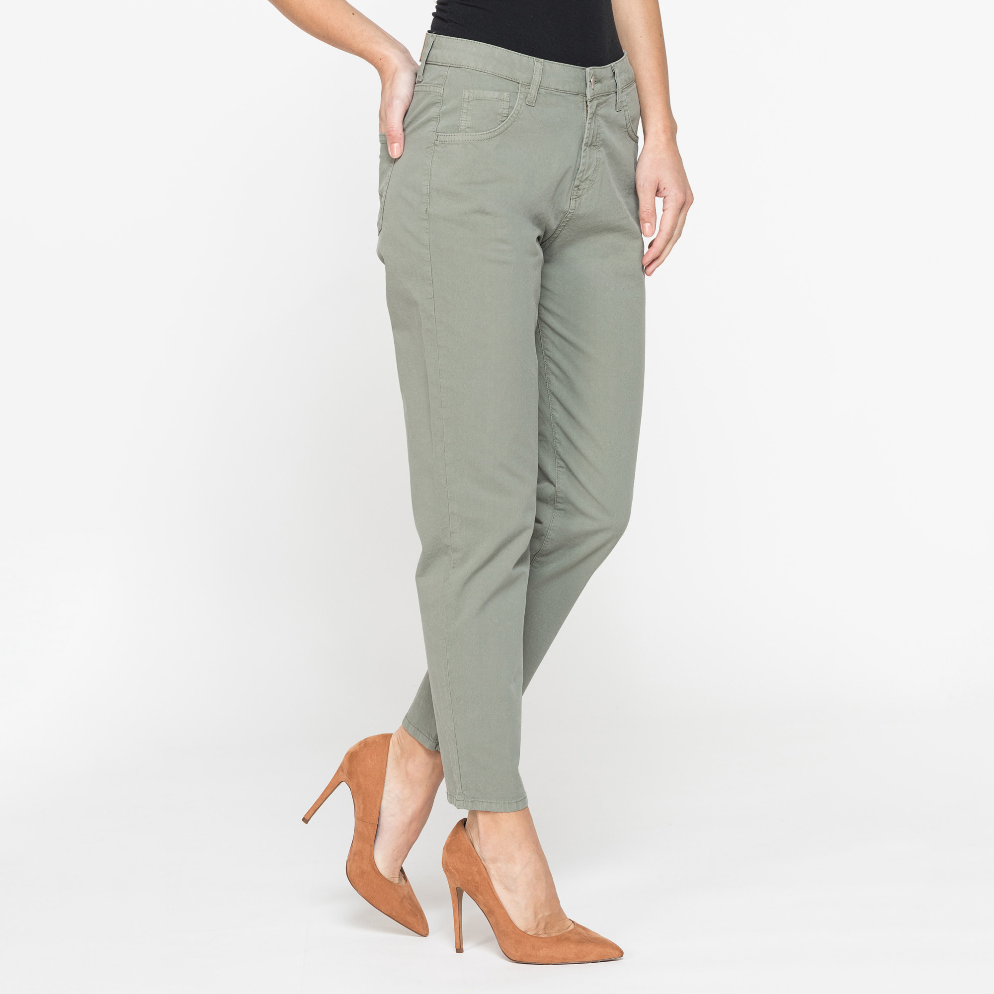 PANTALONI STRETCH MUM FIT