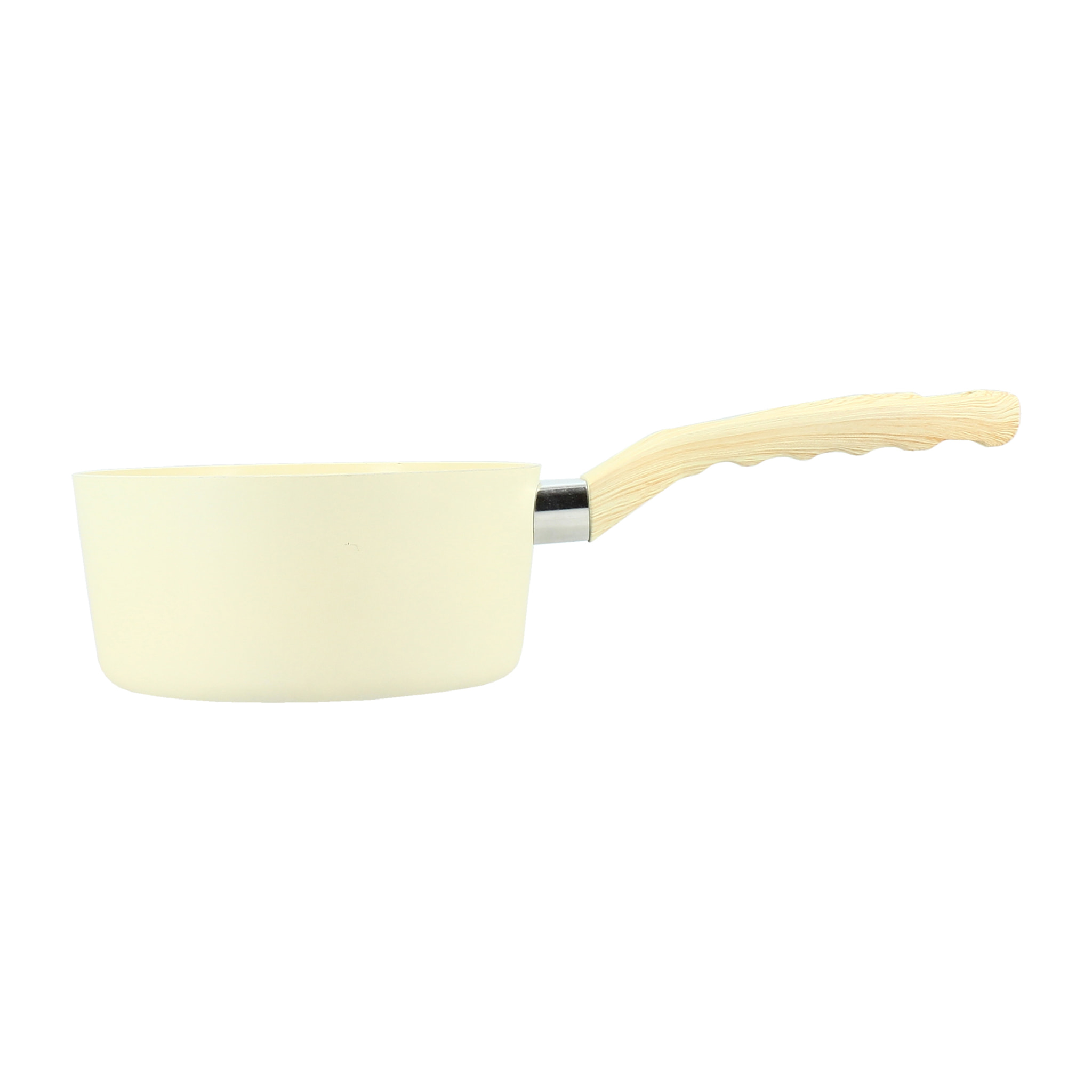 Casserole en revêtement céramique 16cm crème - tous feux COLORAMA