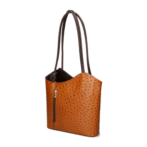 Zaino da donna in vera pelle - Modello Charlotte - 28.0 x 25.0 x 9.0 cm