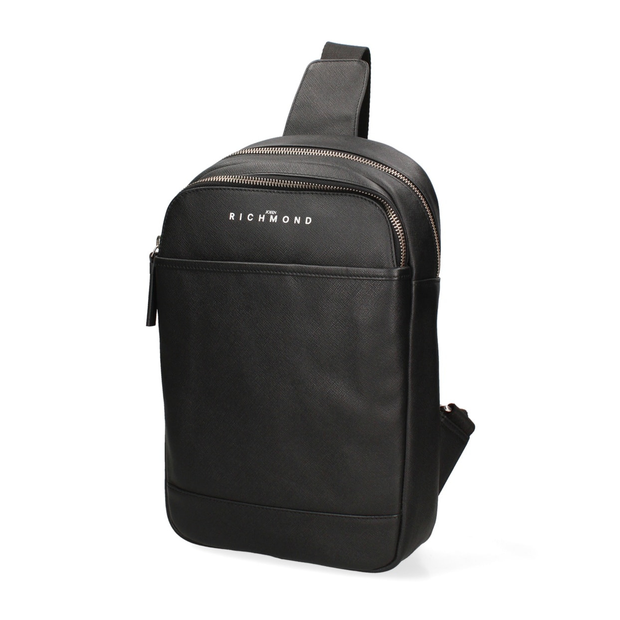 Marsupio uomo in vera pelle - Modello Neron - Fashion - 32.0 x 23.0 x 9.0 cm