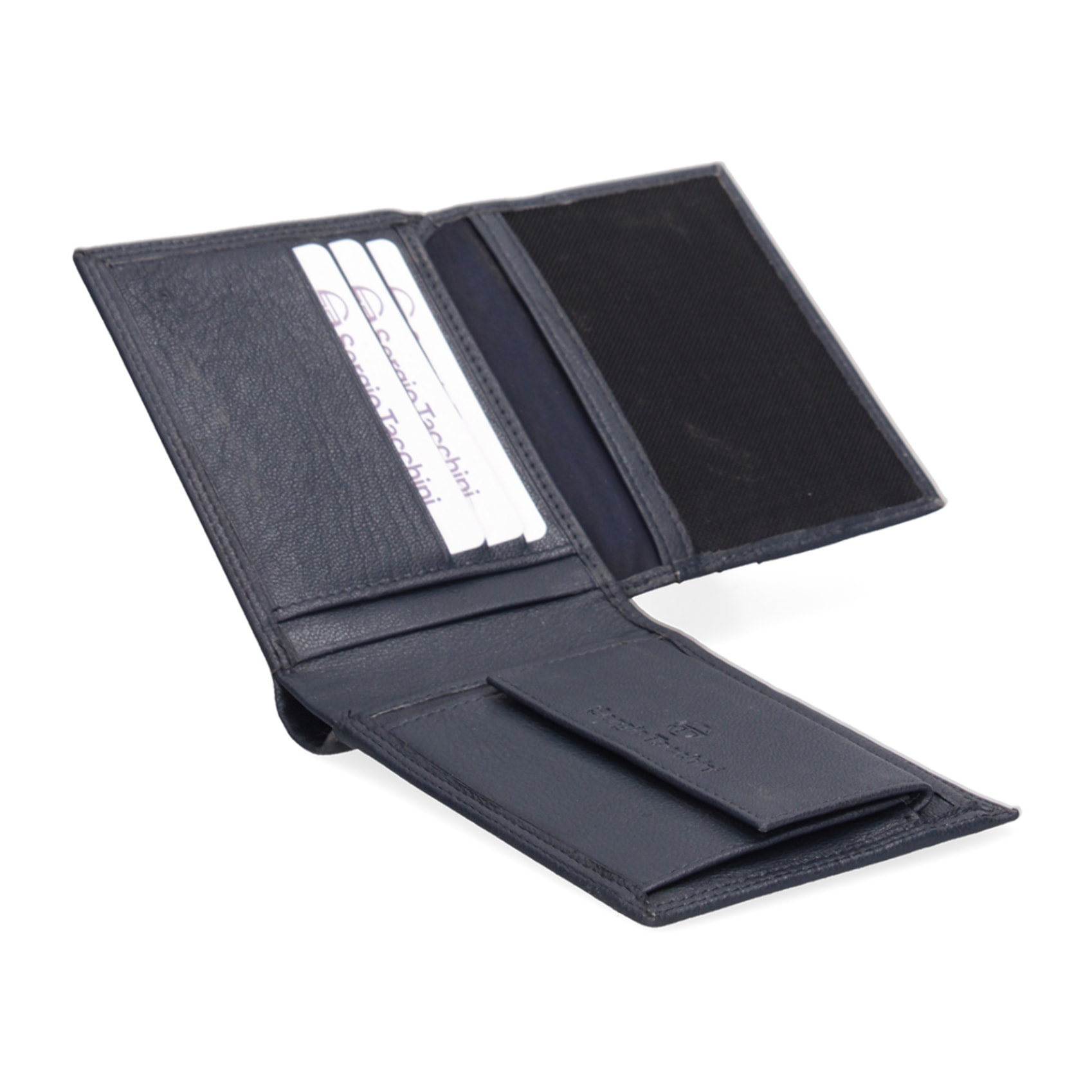 Portafoglio  da uomo In Vera pelle Made in Italy 12x9,5x2 cm