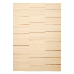 Authentique Tapis d'Orient kilim fait main en laine N