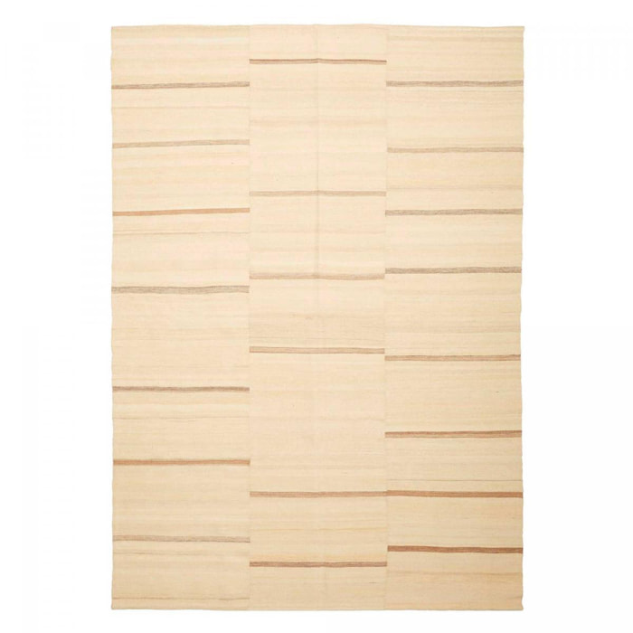 Authentique Tapis d'Orient kilim fait main en laine N
